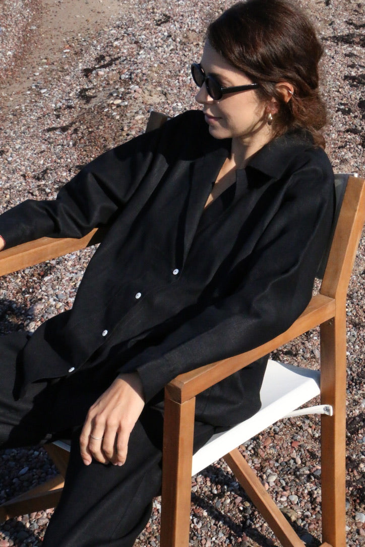 Linen Black Set