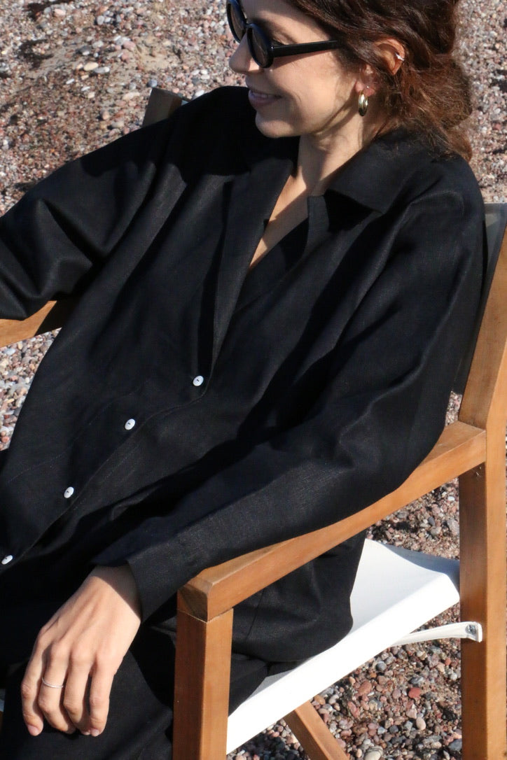 Linen Black Set