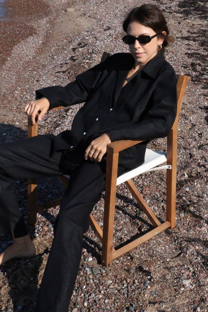 Linen Black Set