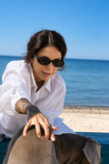 White Linen Shirt | Oversized Pinstripe