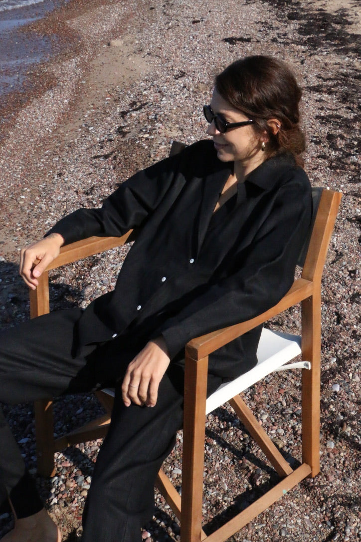 Linen Black Set