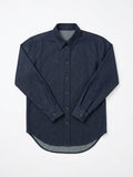 Classic denim shirt for women front view