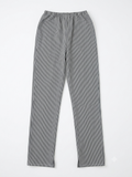 Naujà striped denim relaxed trousers